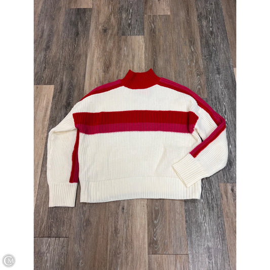 Sweater By Sanctuary In Red & White, Size: M
