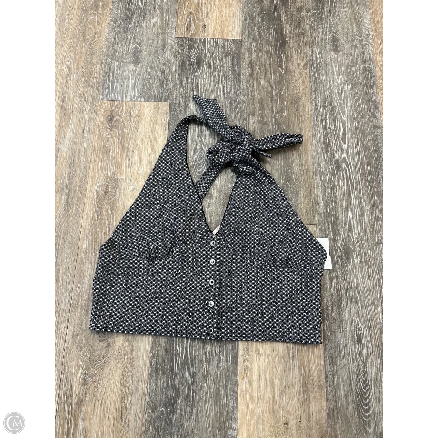 Tank Top By Free People In Black & White, Size: L