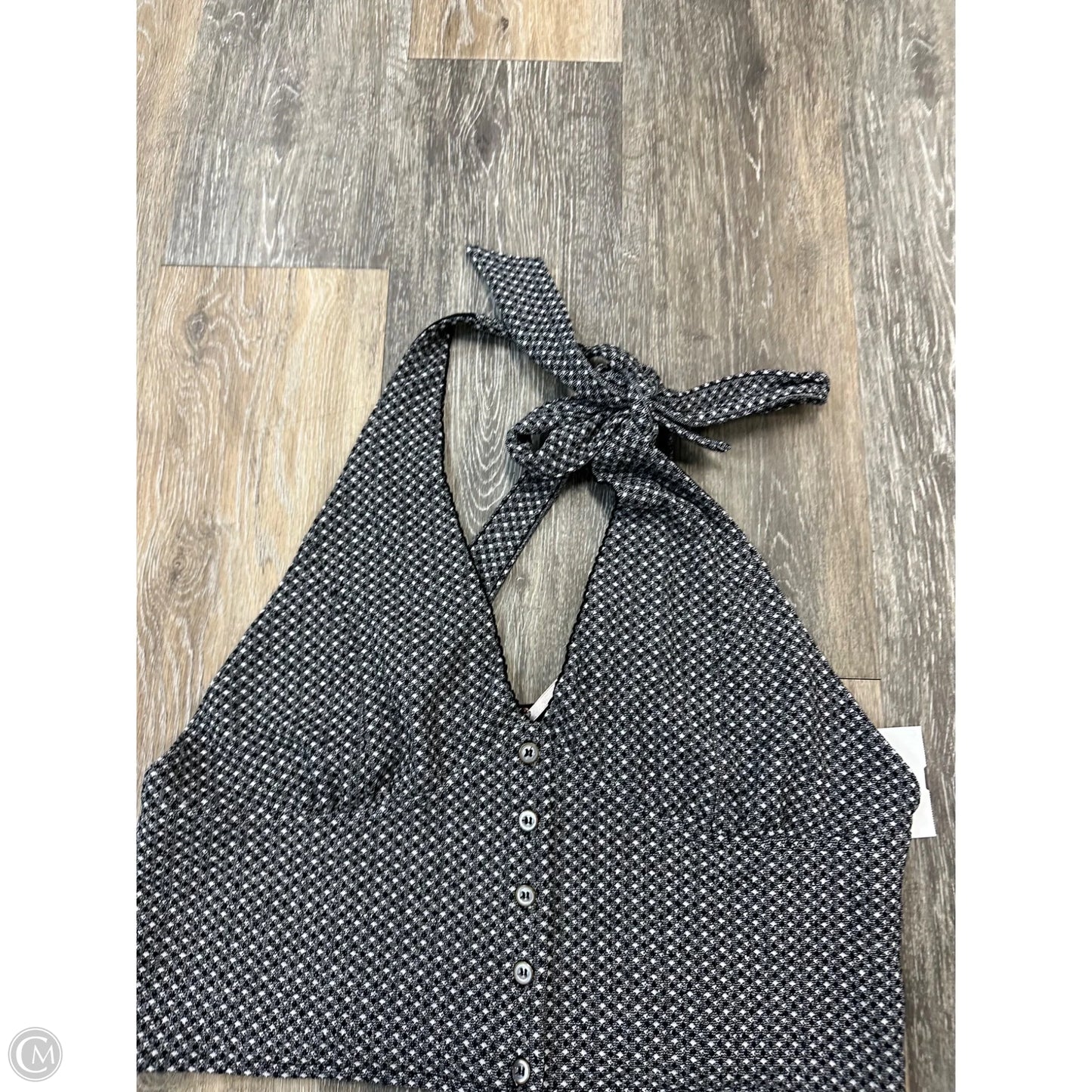 Tank Top By Free People In Black & White, Size: L