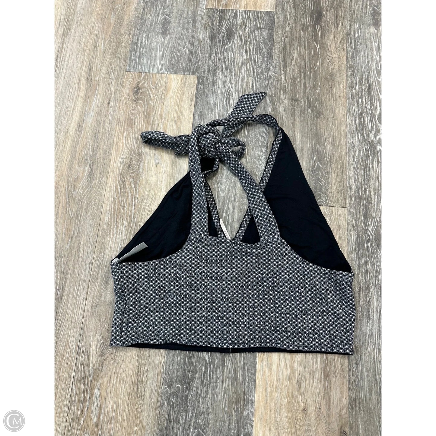 Tank Top By Free People In Black & White, Size: L