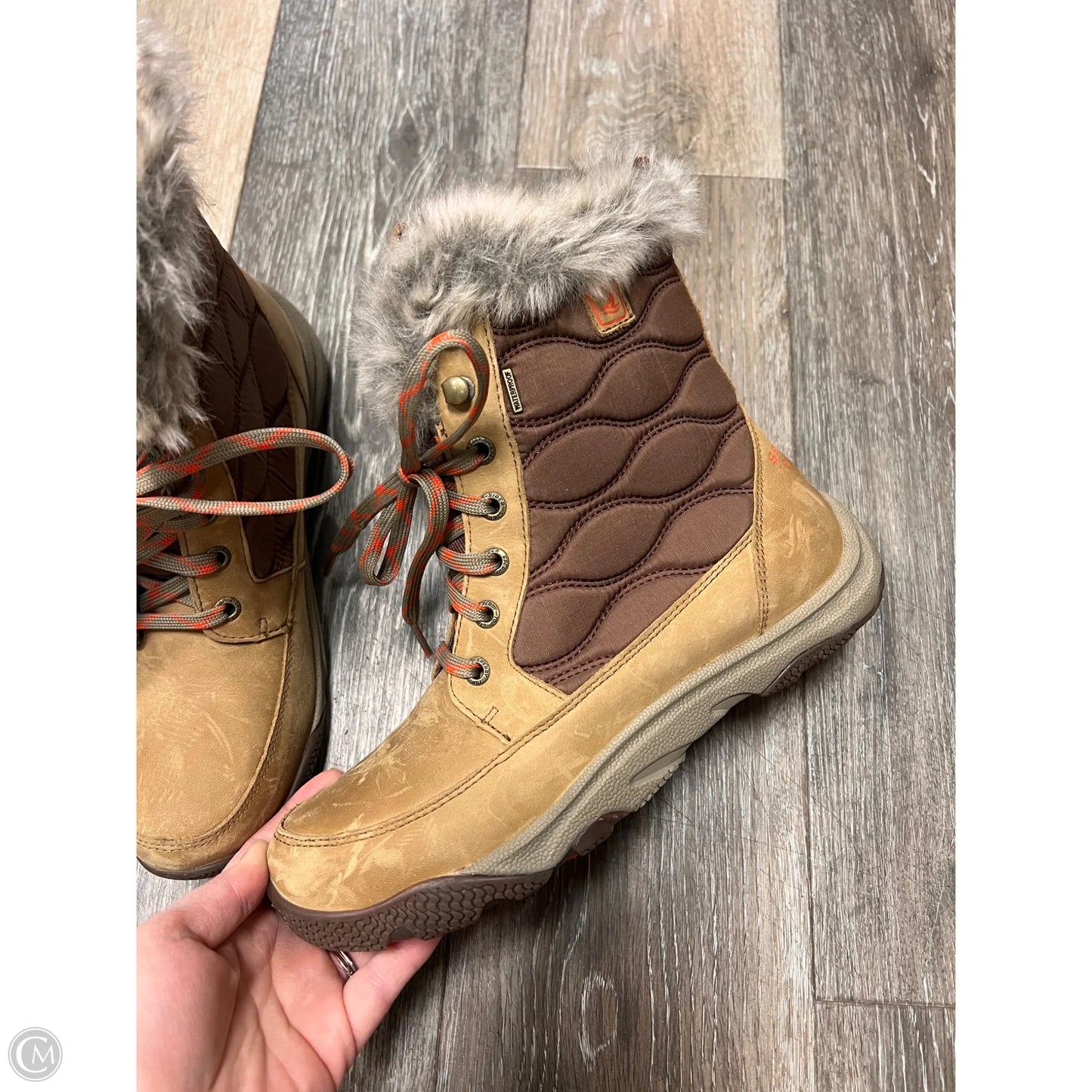 Boots Snow By Sperry In Tan, Size: 8