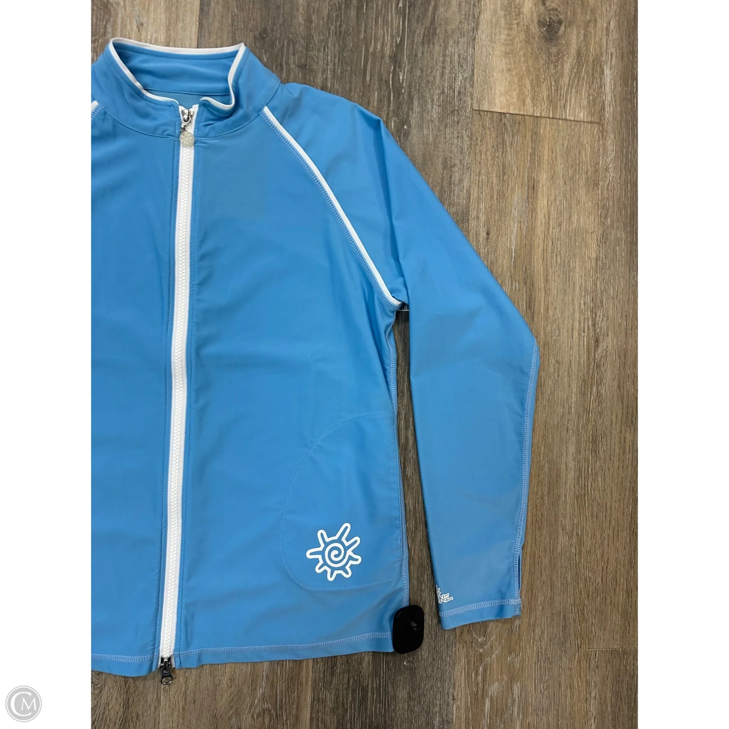 Athletic Jacket By UV Skins In Blue, Size: M