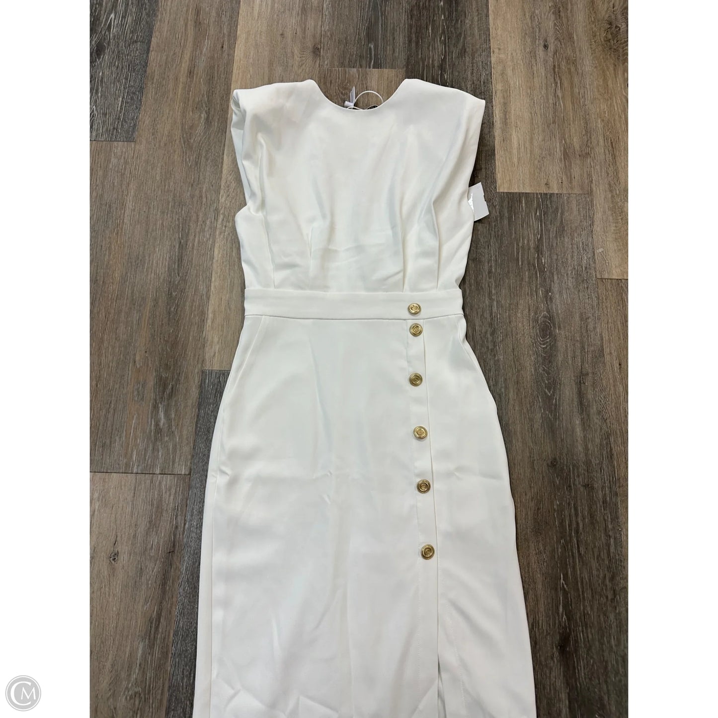 Dress Casual Midi By Fehaute In Cream, Size: 2