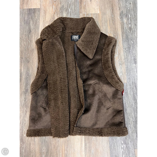 Vest Designer By Frye In Brown, Size: Xl