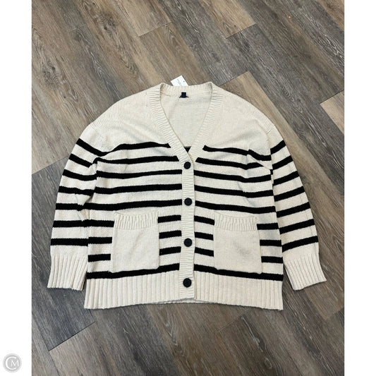 Sweater Cardigan By American Eagle In Striped Pattern, Size: Xl