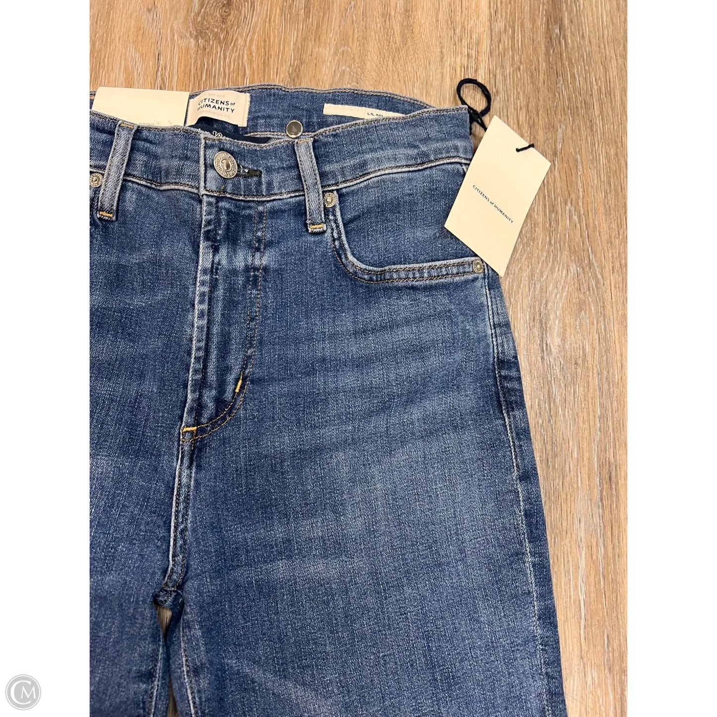 Jeans Straight By Citizens Of Humanity In Blue Denim, Size: 2/26