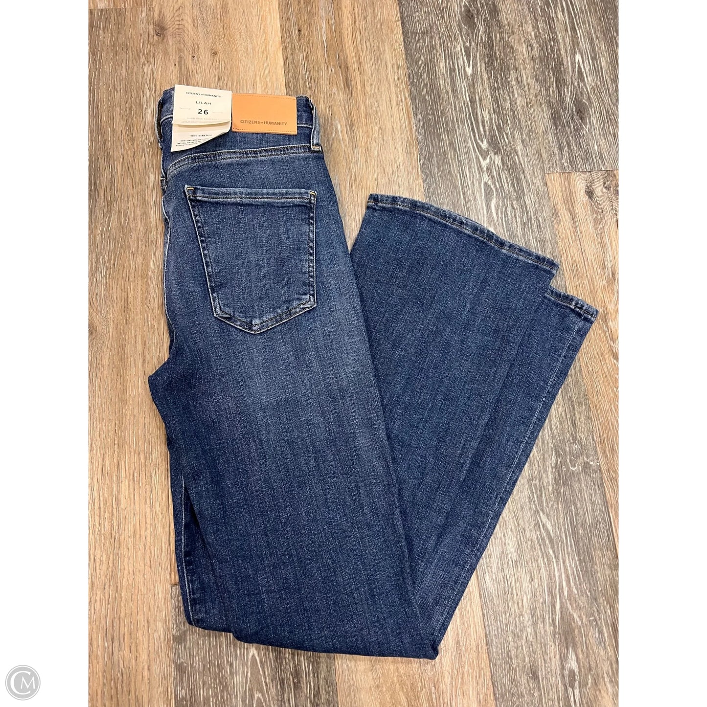Jeans Straight By Citizens Of Humanity In Blue Denim, Size: 2/26