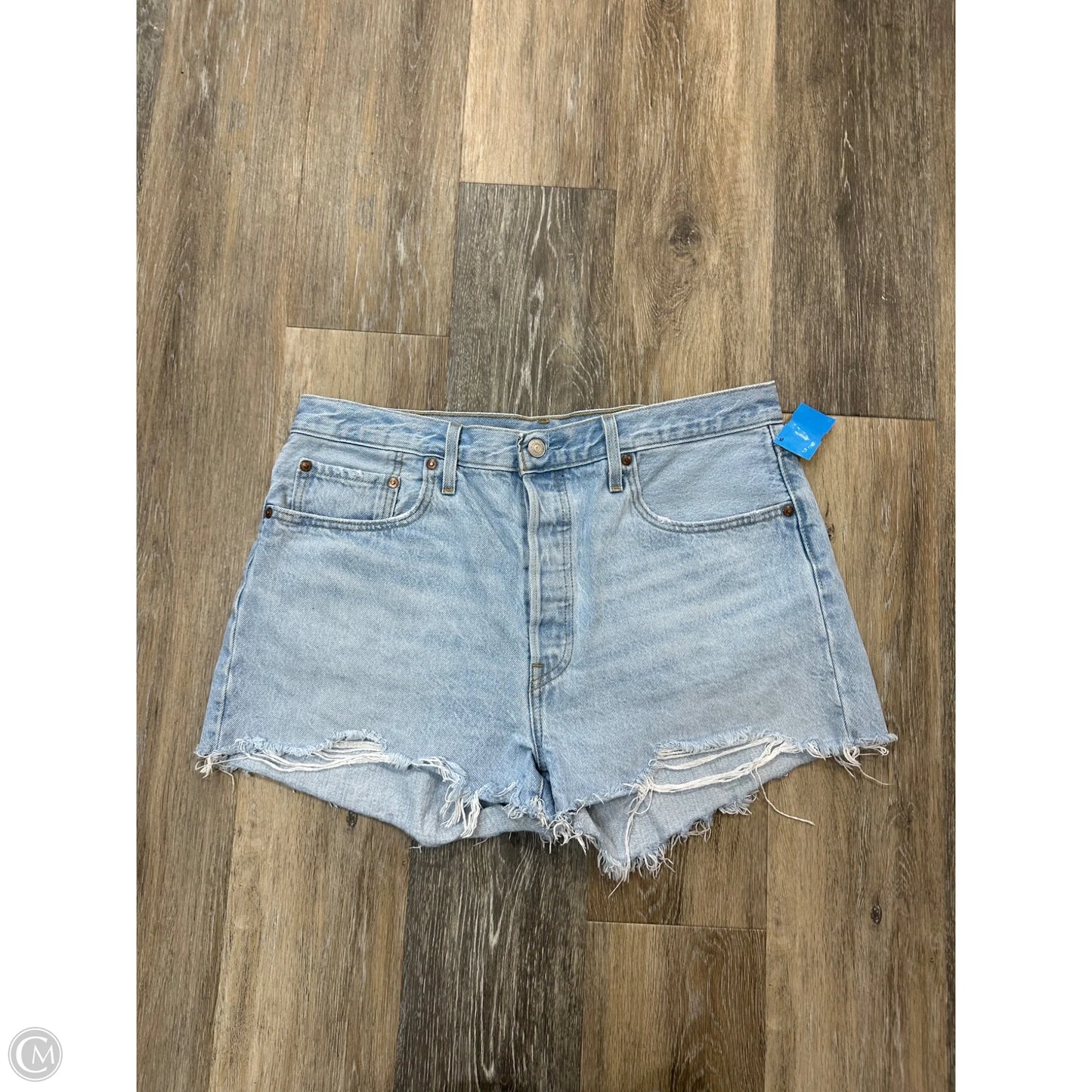 Shorts By Levis In Blue Denim, Size: 12
