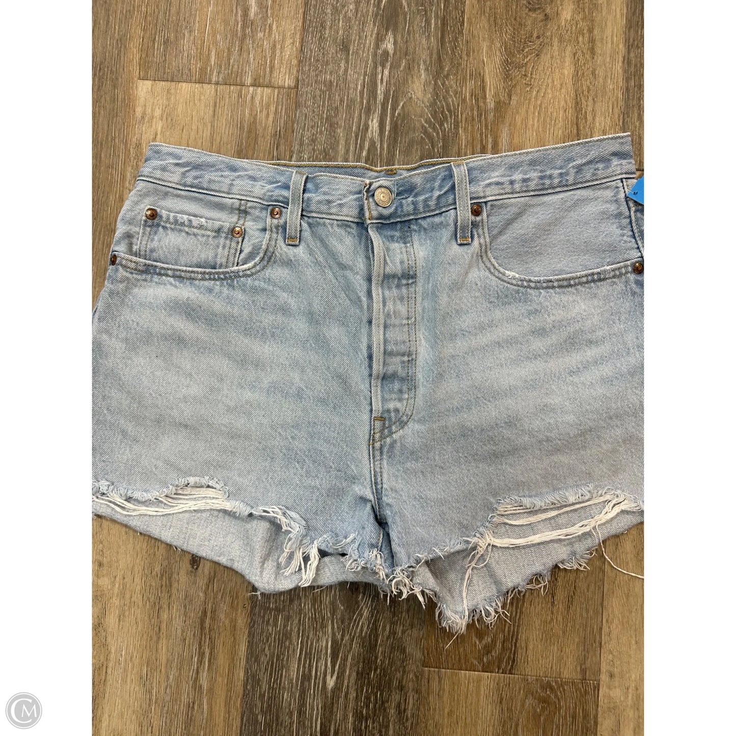 Shorts By Levis In Blue Denim, Size: 12