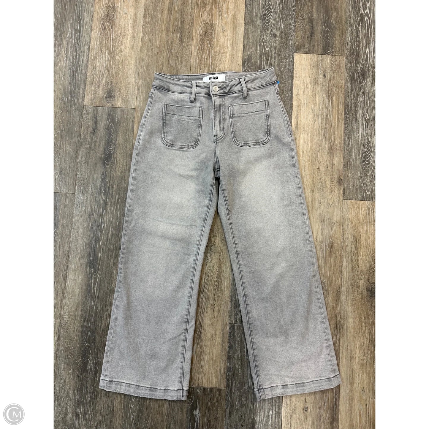 Jeans Wide Leg By Micas In Grey, Size: 2