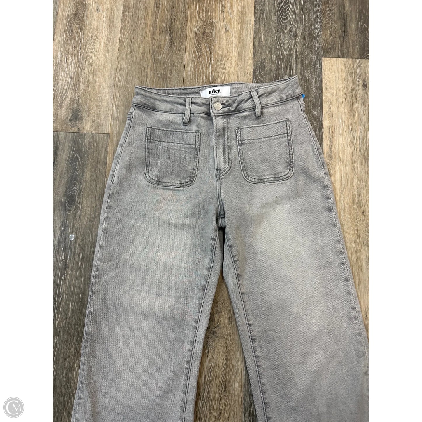 Jeans Wide Leg By Micas In Grey, Size: 2