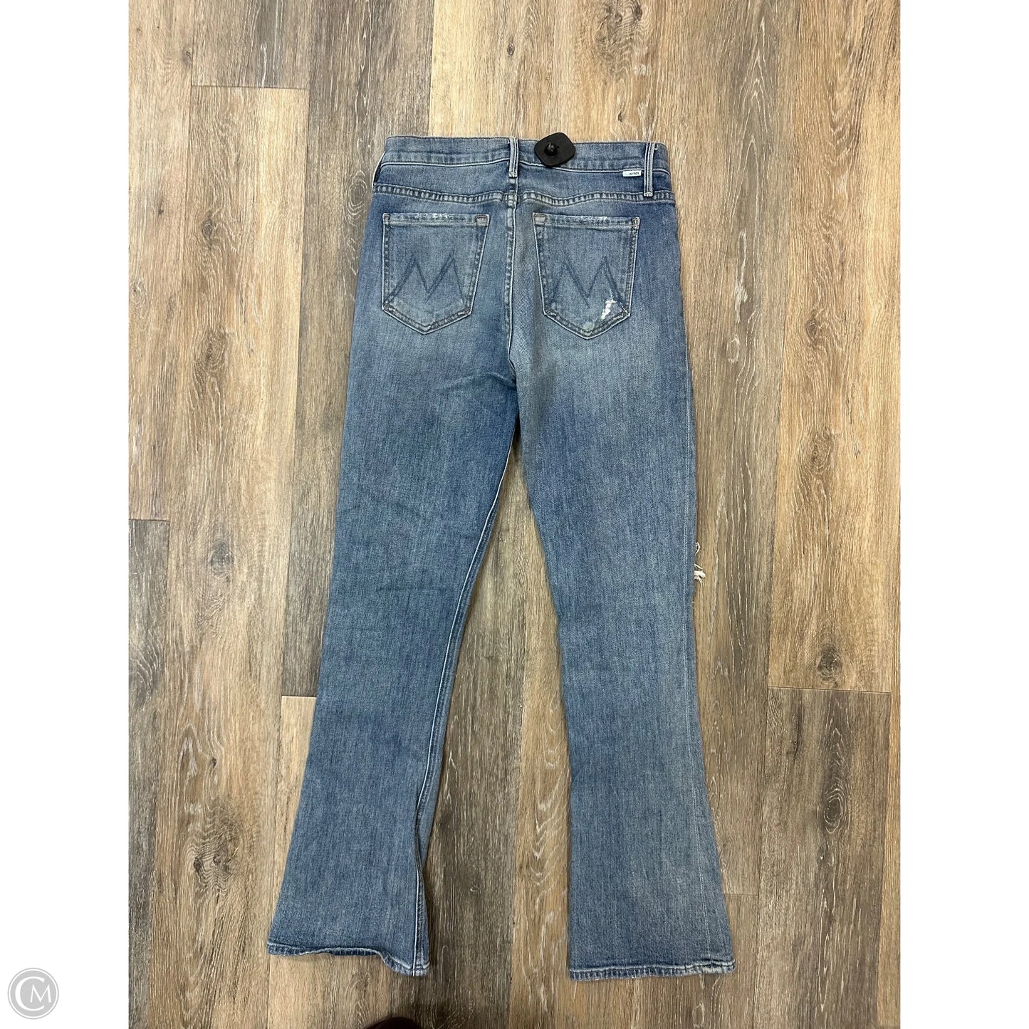 Jeans Boot Cut By Mother In Blue Denim, Size: 4