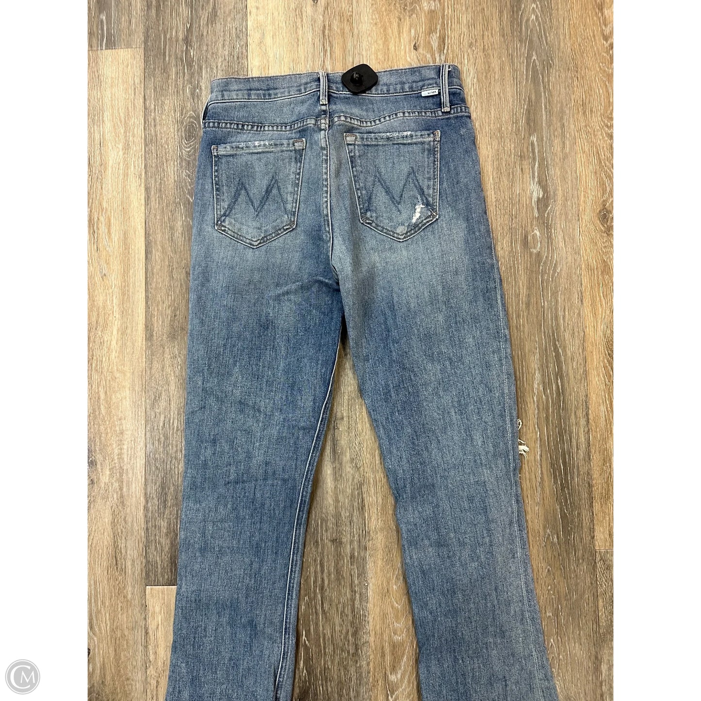 Jeans Boot Cut By Mother In Blue Denim, Size: 4