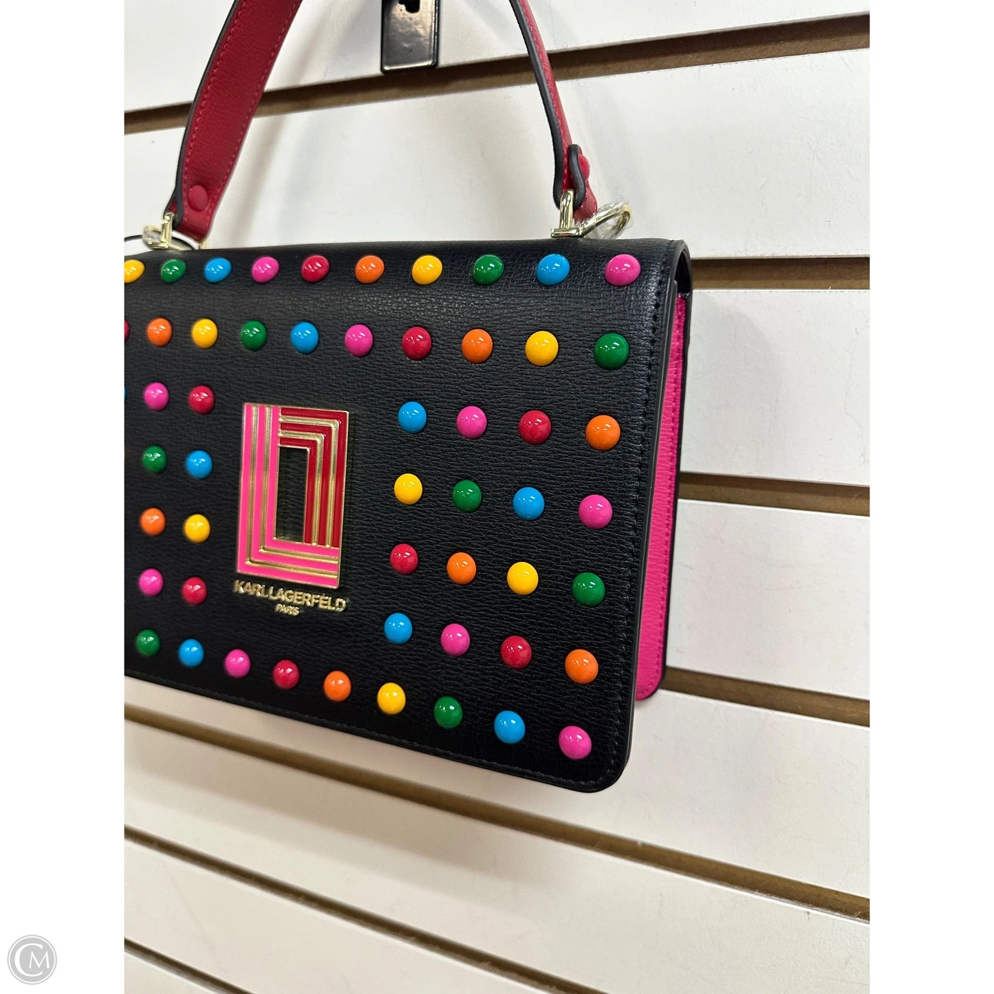 Handbag Designer By Karl Lagerfeld, Size: Medium