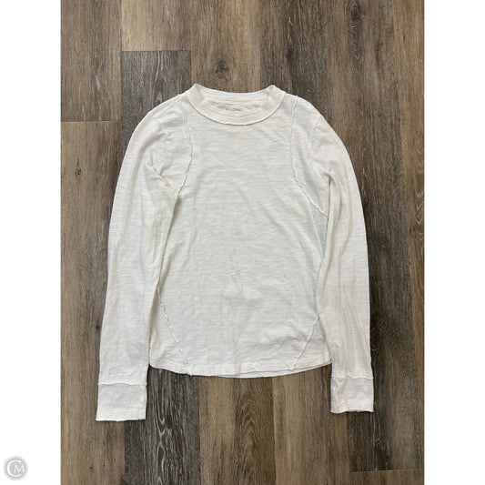 Top Long Sleeve By Pilcro In Cream, Size: M