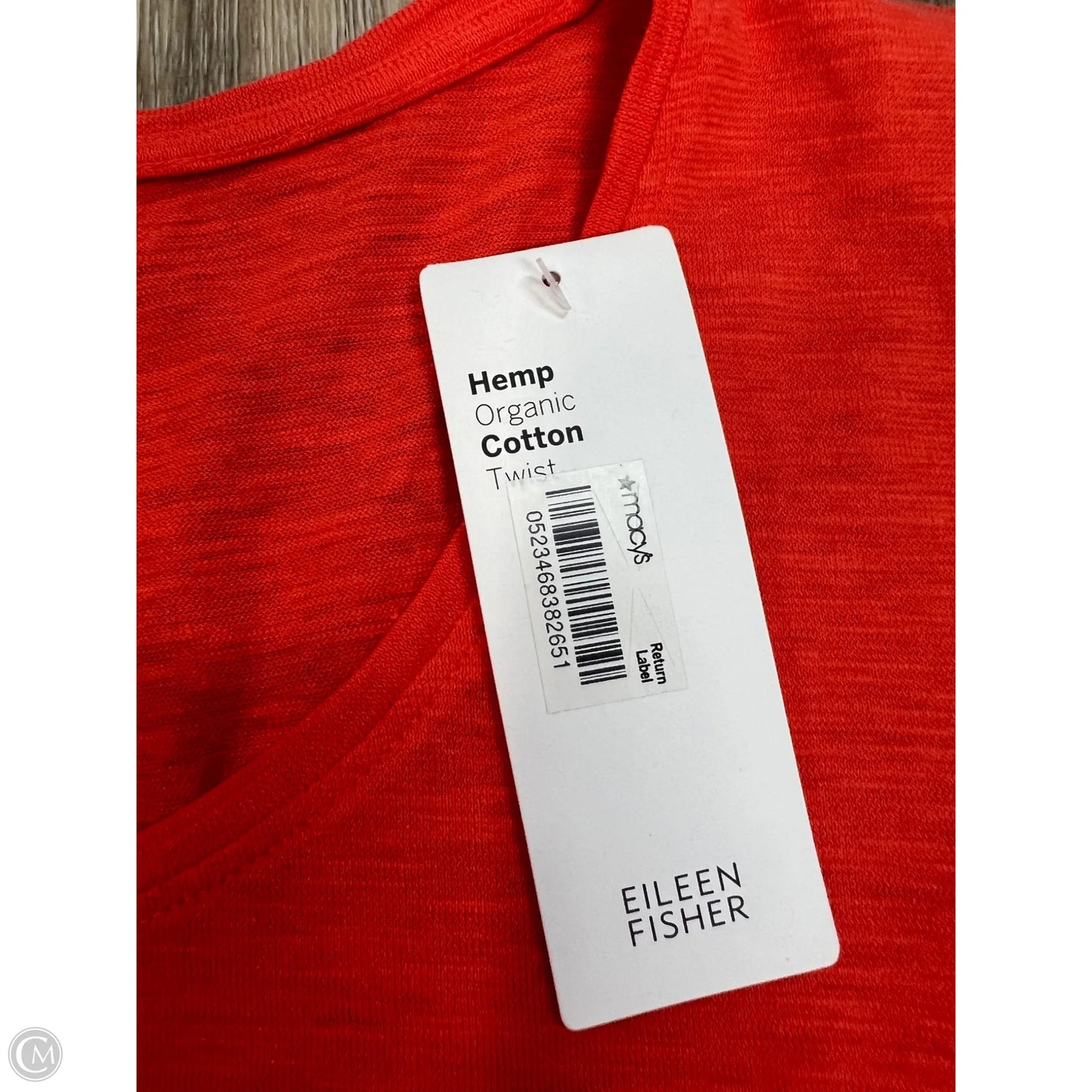 Dress Casual Short By Eileen Fisher In Orange, Size: S