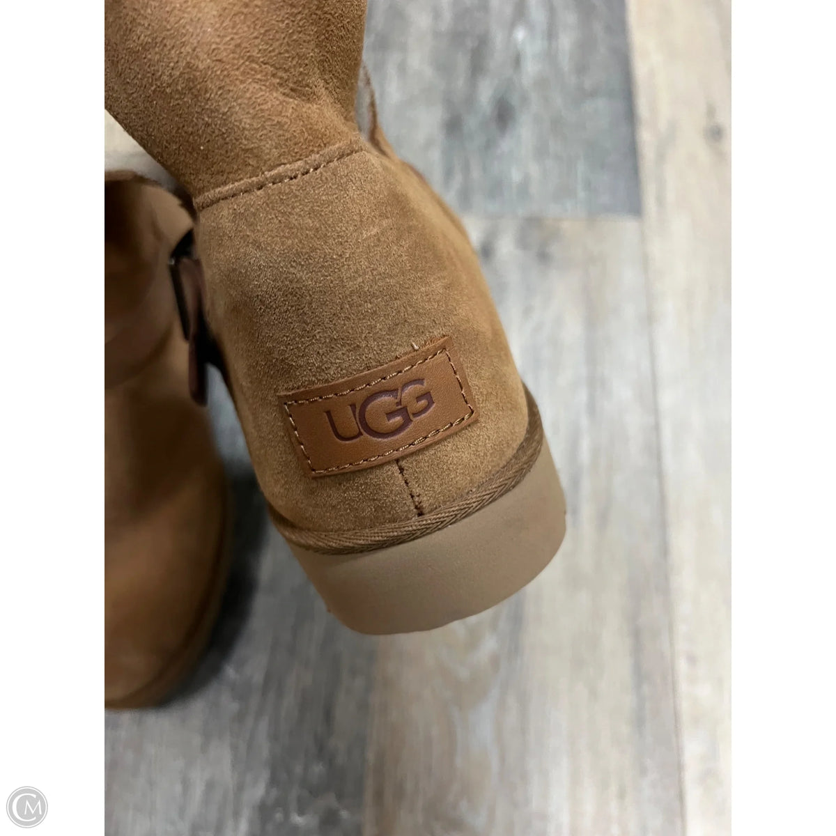 Boots Designer By Ugg In Brown, Size: 10