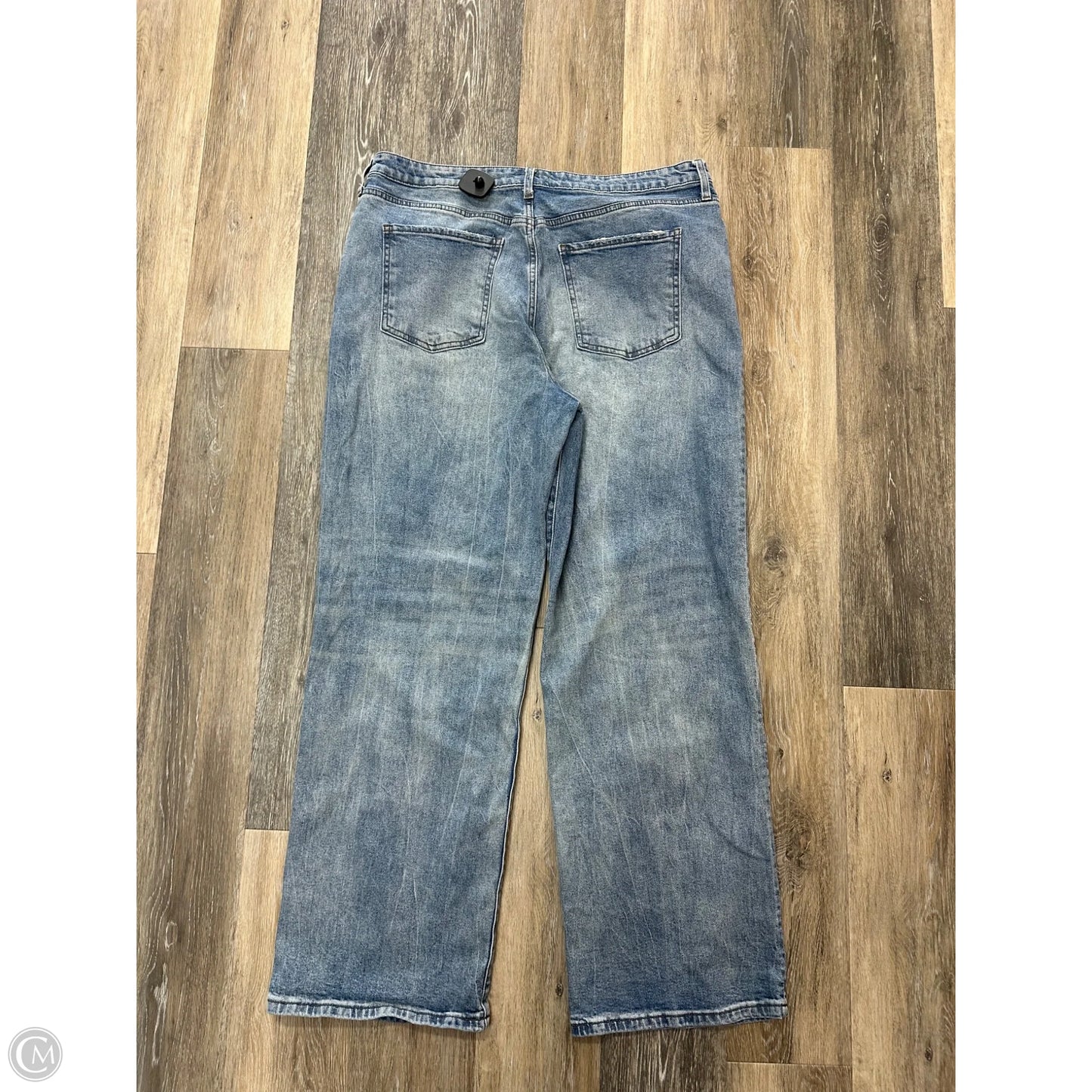Jeans Wide Leg By Kut In Blue Denim, Size: 16