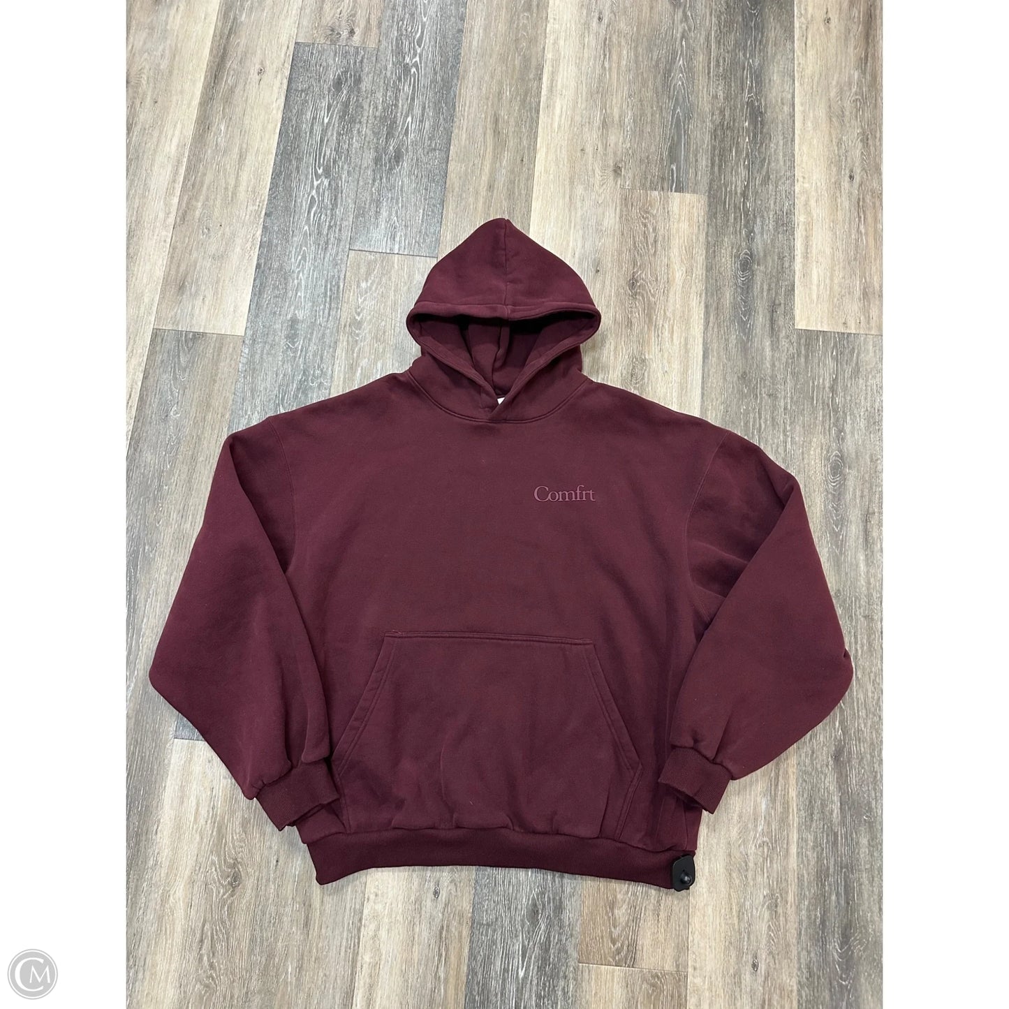 Sweatshirt Hoodie By Comfrt In Red, Size: 2x