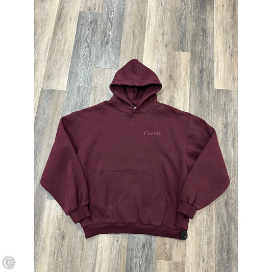 Sweatshirt Hoodie By Comfrt In Red, Size: 2x