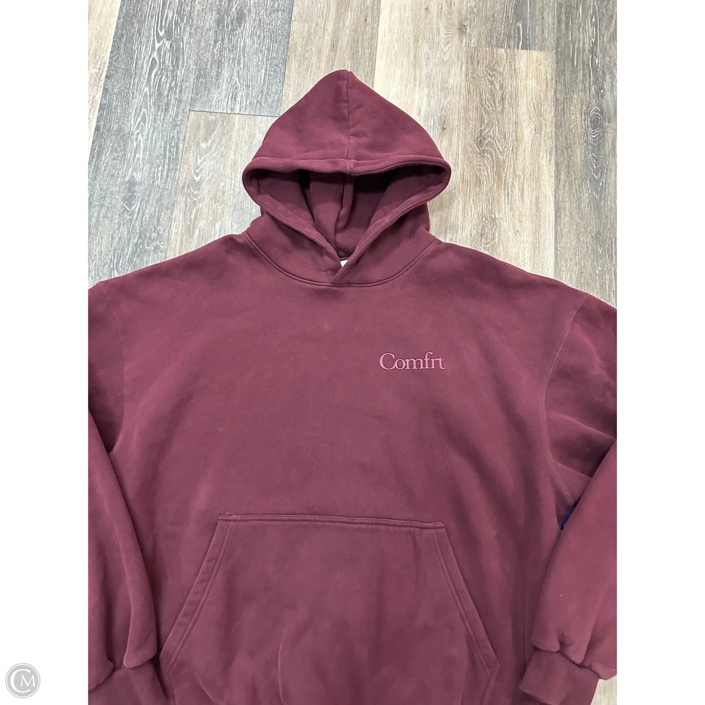 Sweatshirt Hoodie By Comfrt In Red, Size: 2x