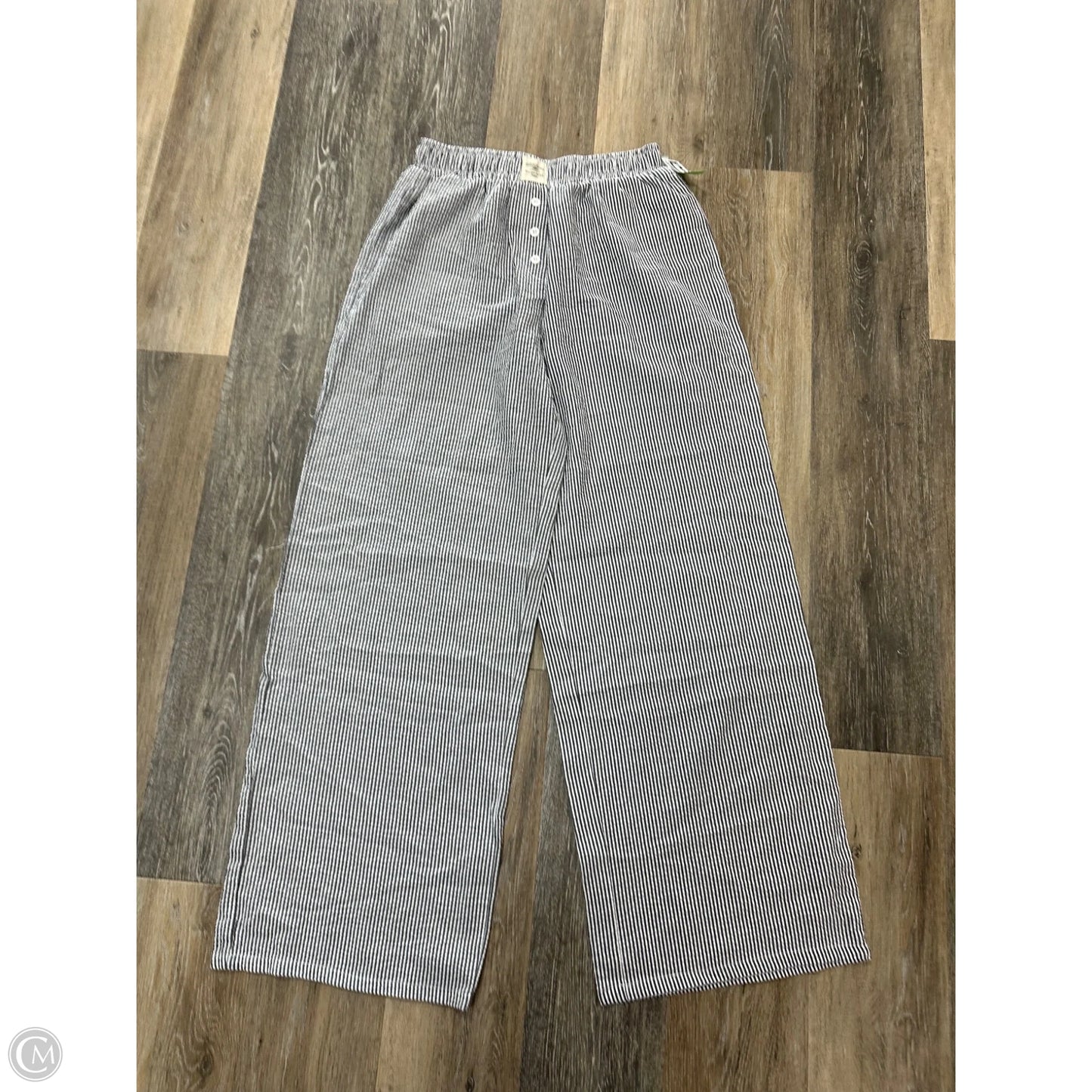 Pants Linen By Sunkissed Coconut In Striped Pattern, Size: M