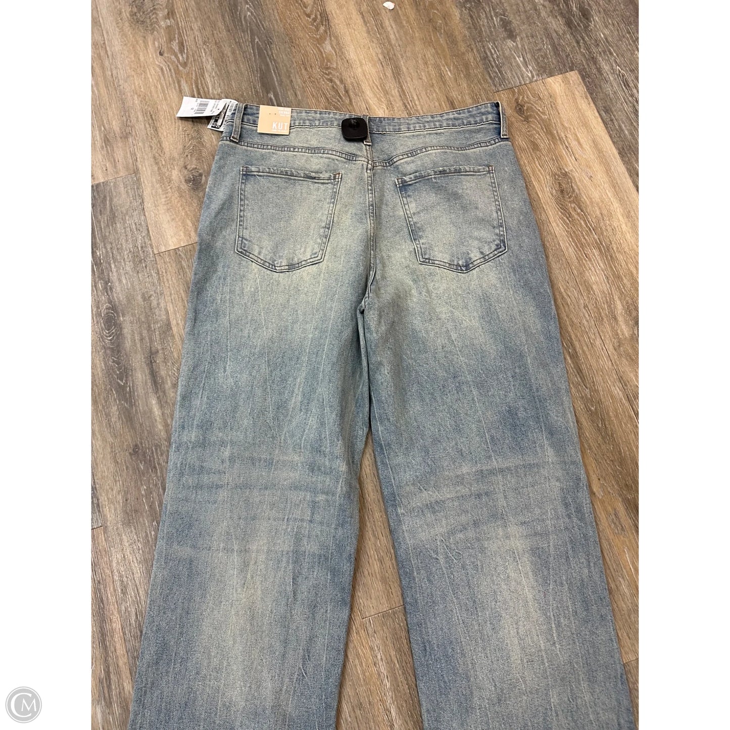 Jeans Wide Leg By Kut In Blue Denim, Size: 12