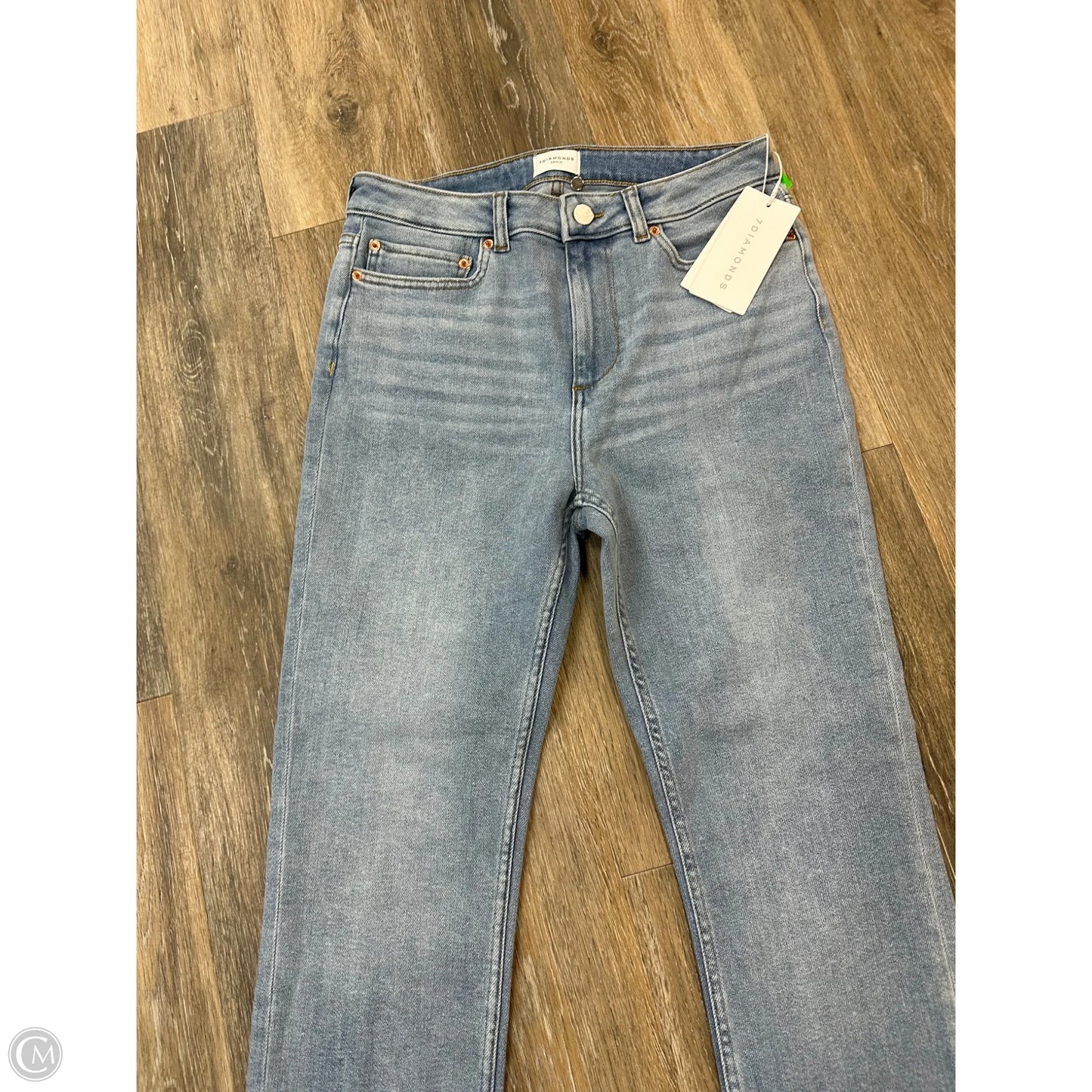Jeans Straight By 7 Diamonds In Blue Denim, Size: 10