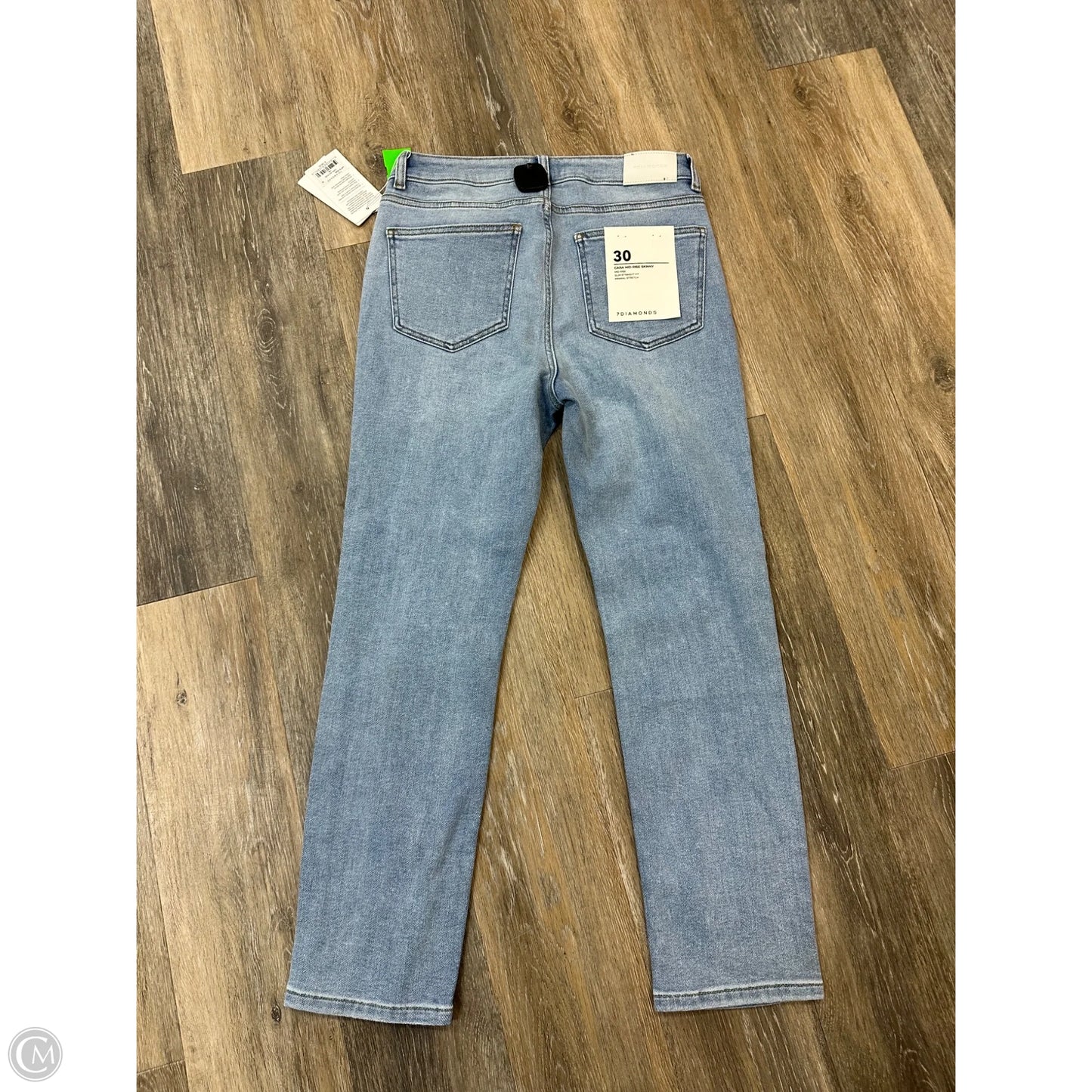 Jeans Straight By 7 Diamonds In Blue Denim, Size: 10