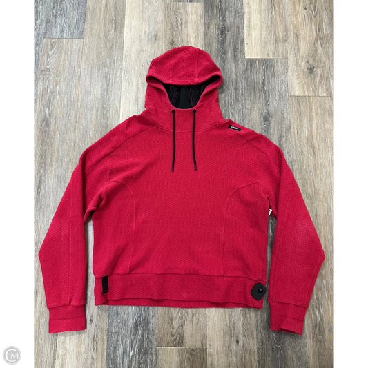Athletic Sweatshirt Hoodie By Unrl In Red, Size: 2x