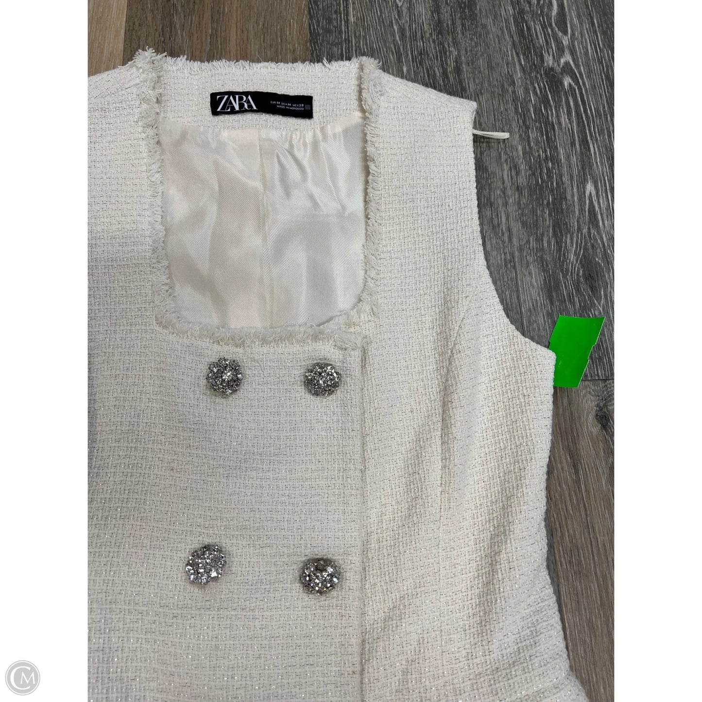 Vest Other By Zara In Cream, Size: M