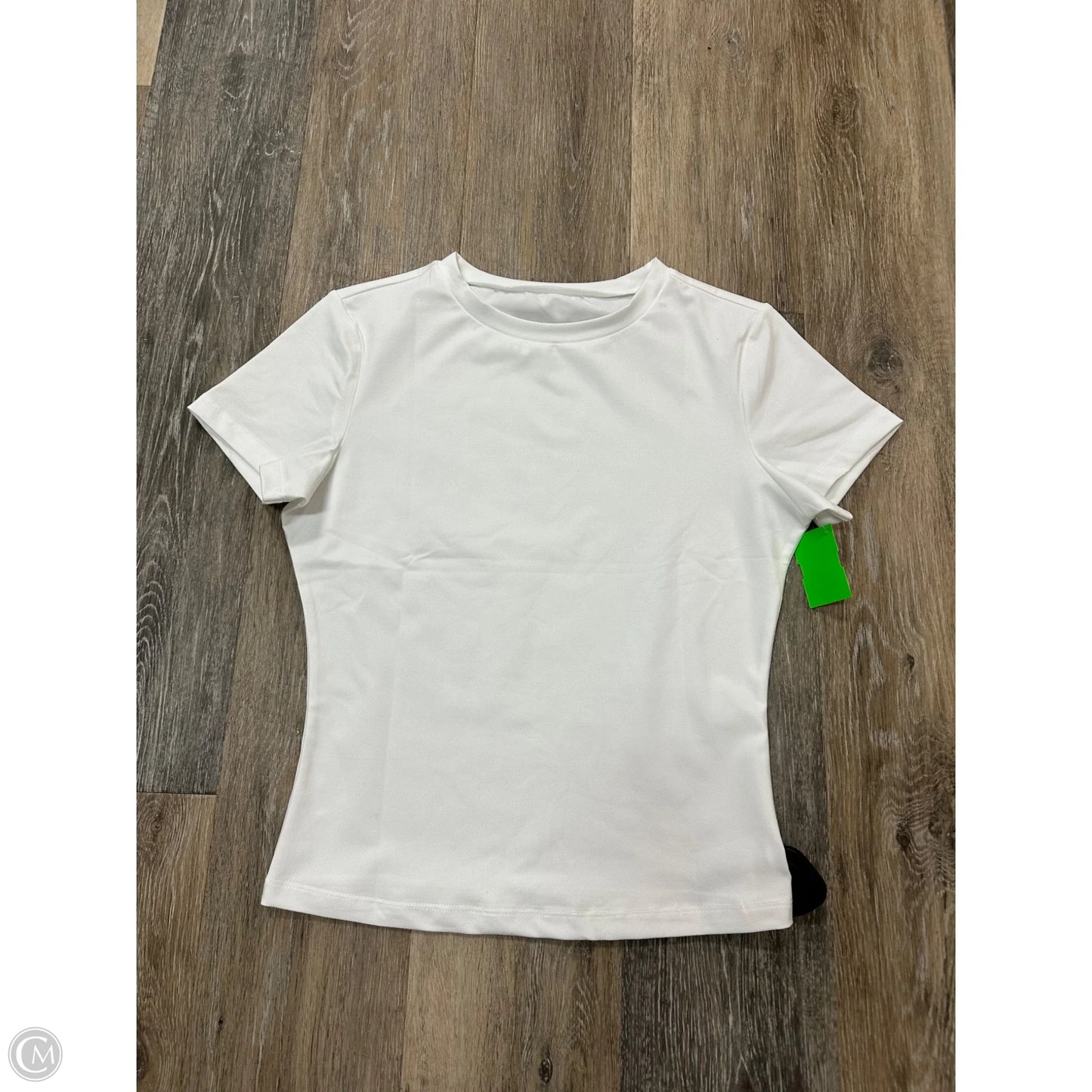 Top Short Sleeve By Automet In White, Size: M
