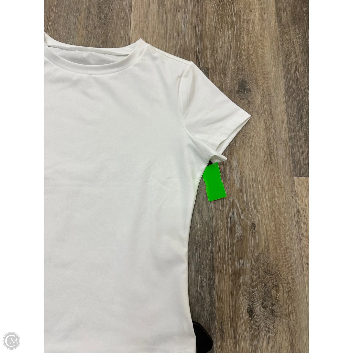 Top Short Sleeve By Automet In White, Size: M
