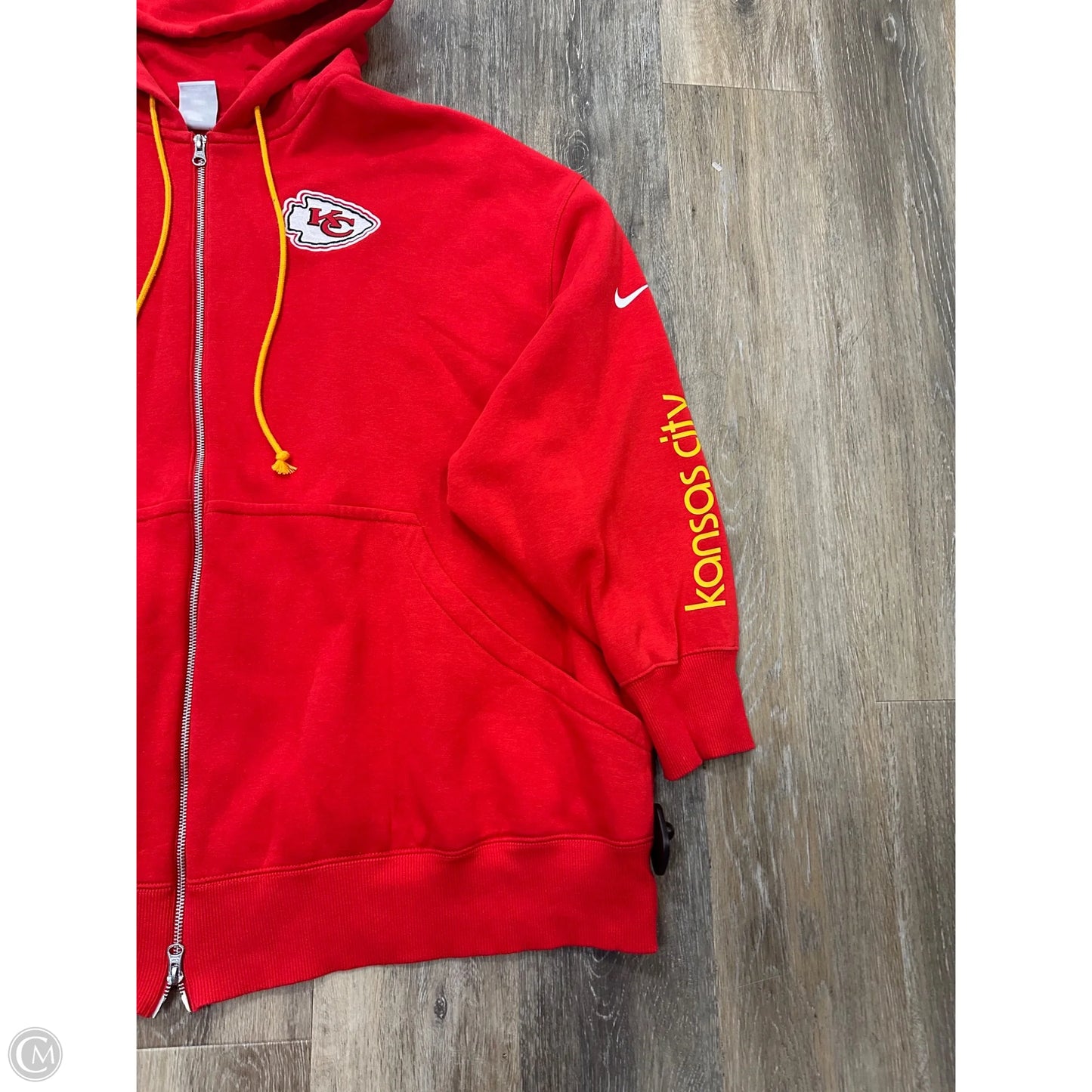 Athletic Sweatshirt Hoodie By Nike Apparel In Red, Size: 3x