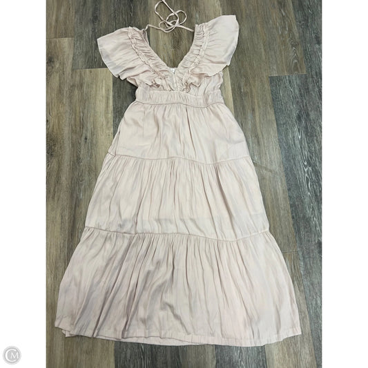 Dress Casual Maxi By Bohme In Cream, Size: S