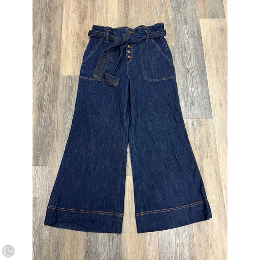 Jeans Wide Leg By Pilcro In Blue Denim, Size: 10