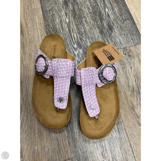 Sandals Flats By Haflinger In Purple, Size: 9