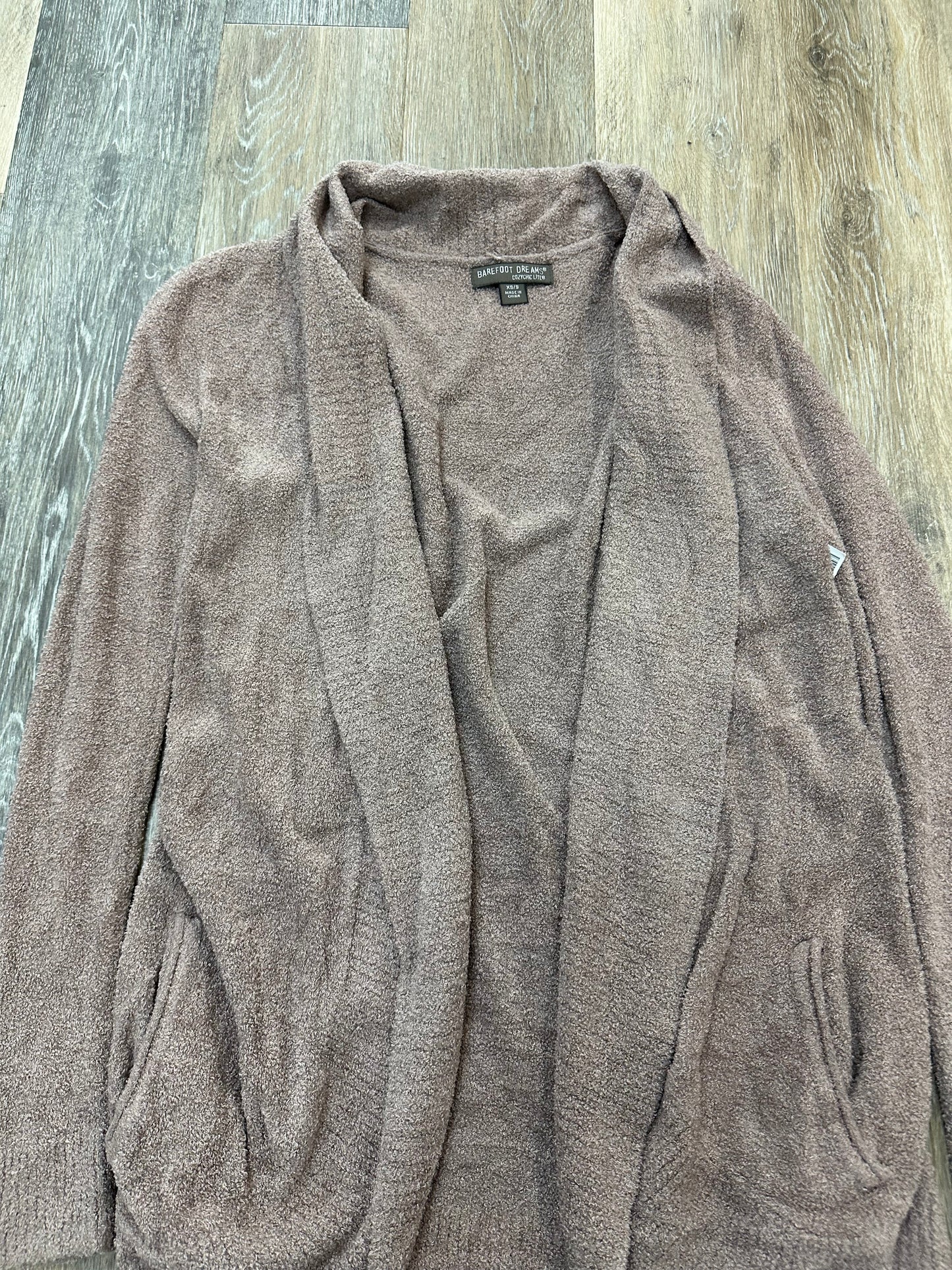 Sweater Cardigan By Barefoot Dreams In Brown, Size: Xs