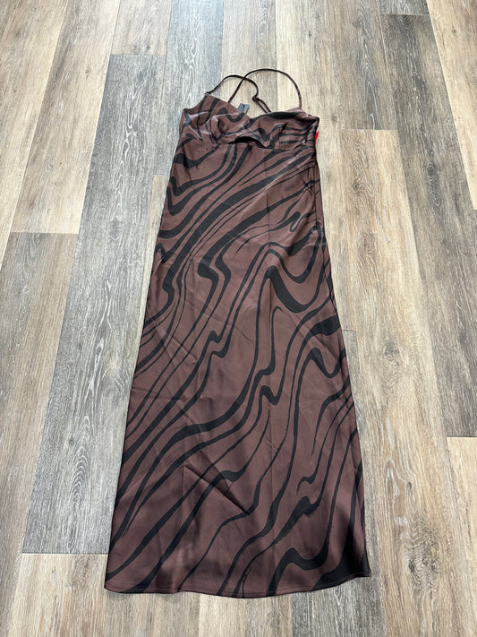 Brown Dress Casual Maxi House Of Harlow, Size S