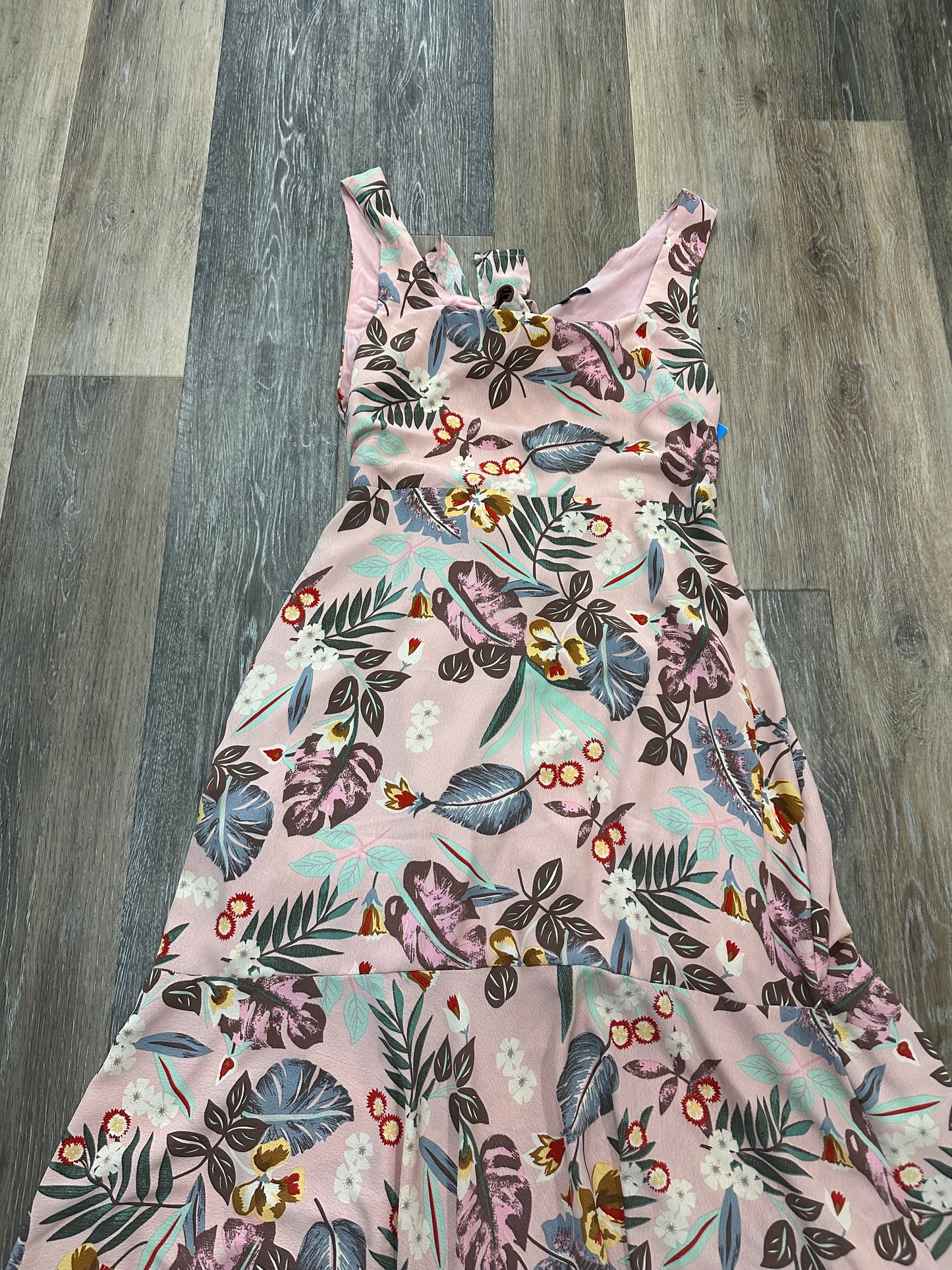 Floral Print Dress Casual Midi Lulus, Size Xl