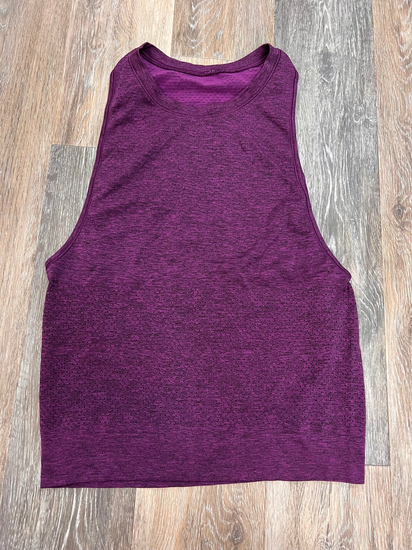 Athletic Tank Top By Lululemon In Purple, Size: 4