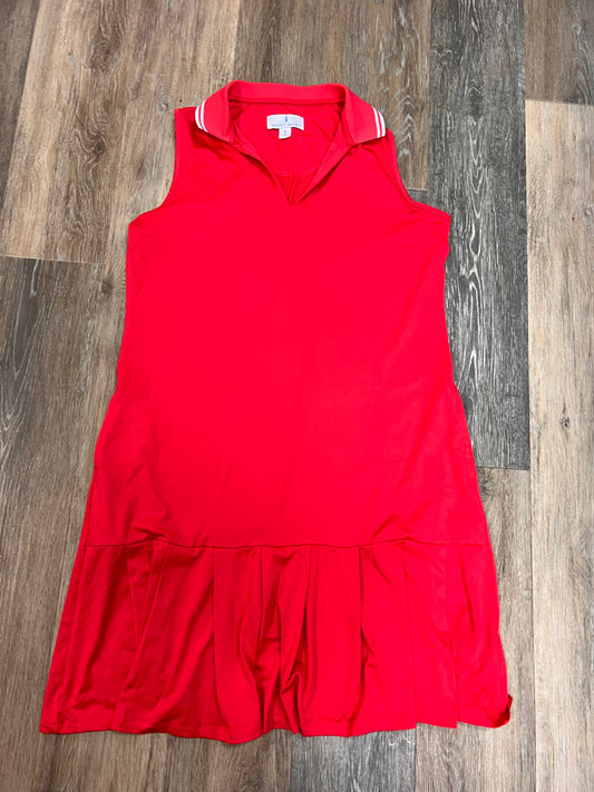 Athletic Dress By Sport Haley In Red, Size: M