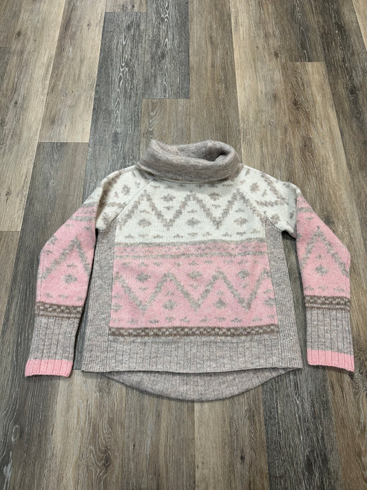 Sweater By Rd Style In Pink & Tan, Size: S