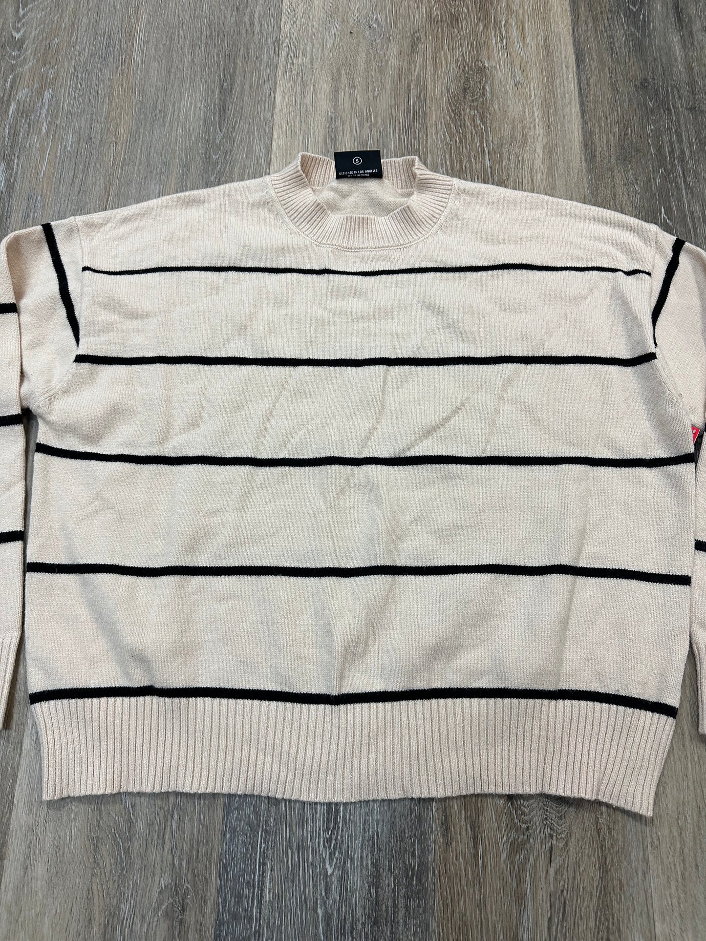 Sweater By Miou Miou In Striped Pattern, Size: S