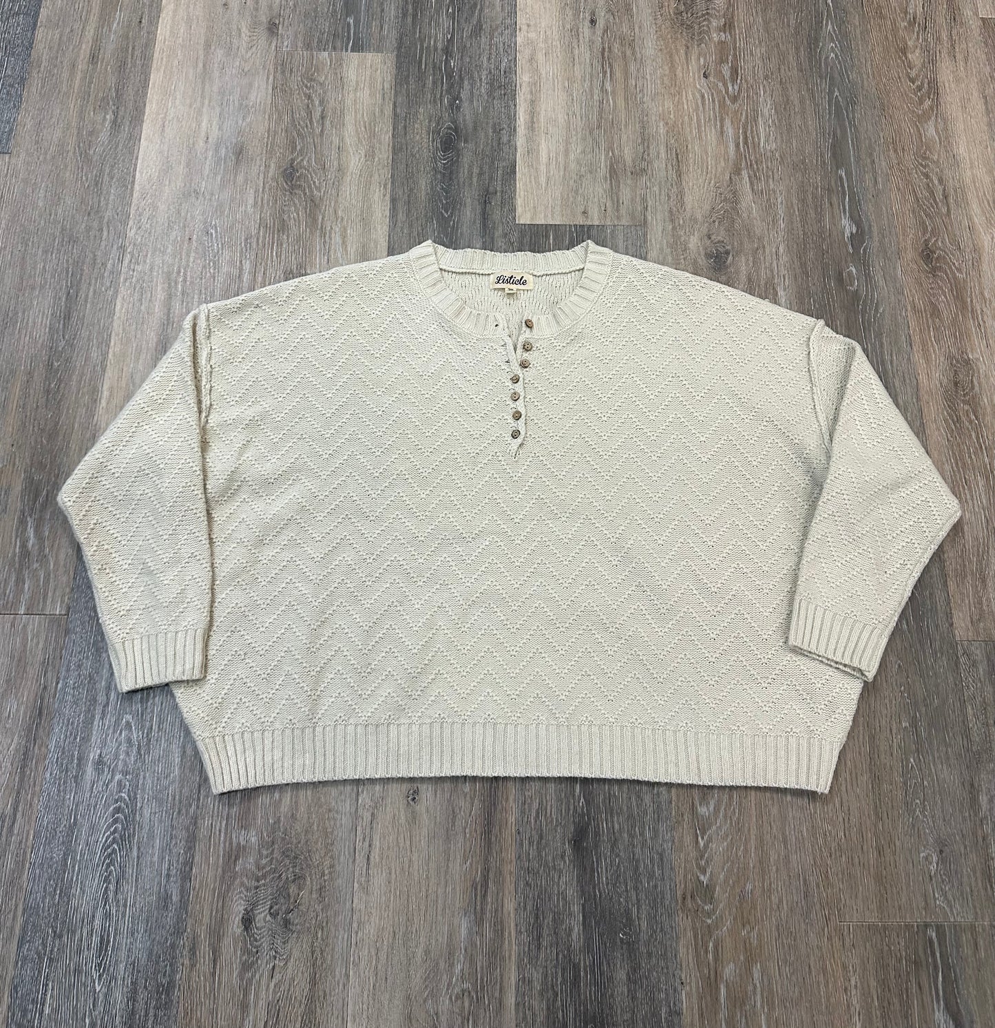 Sweater By Listicle In Cream, Size: M