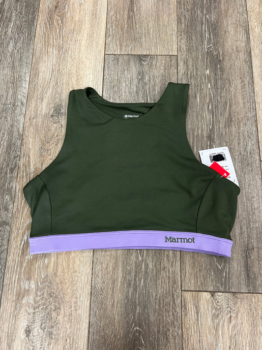 Green Athletic Bra Marmot, Size M