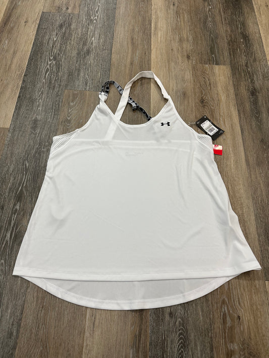 Athletic Tank Top By Under Armour  Size: 1x