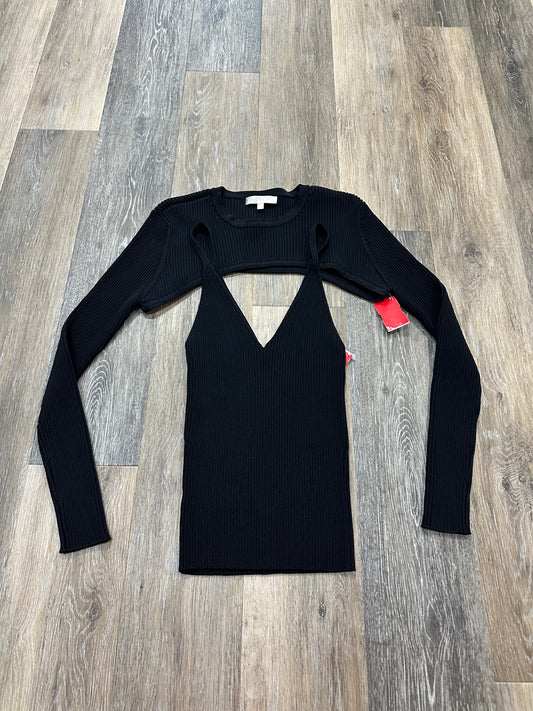 Black Top 2pc Long Sleeve Wayf, Size M