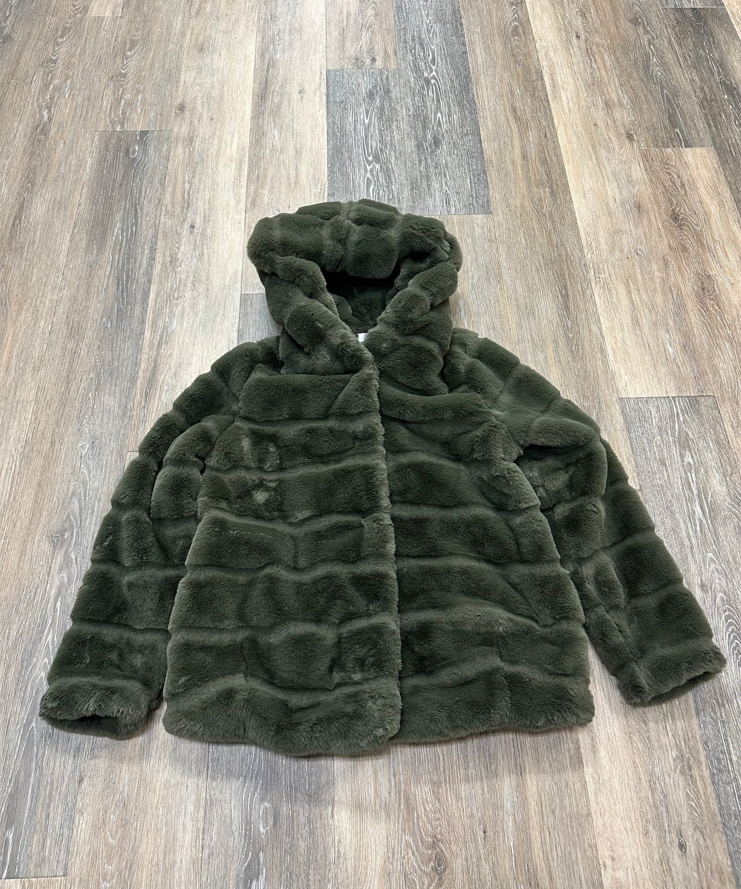 Green Jacket Faux Fur & Sherpa Apparis, Size Xs