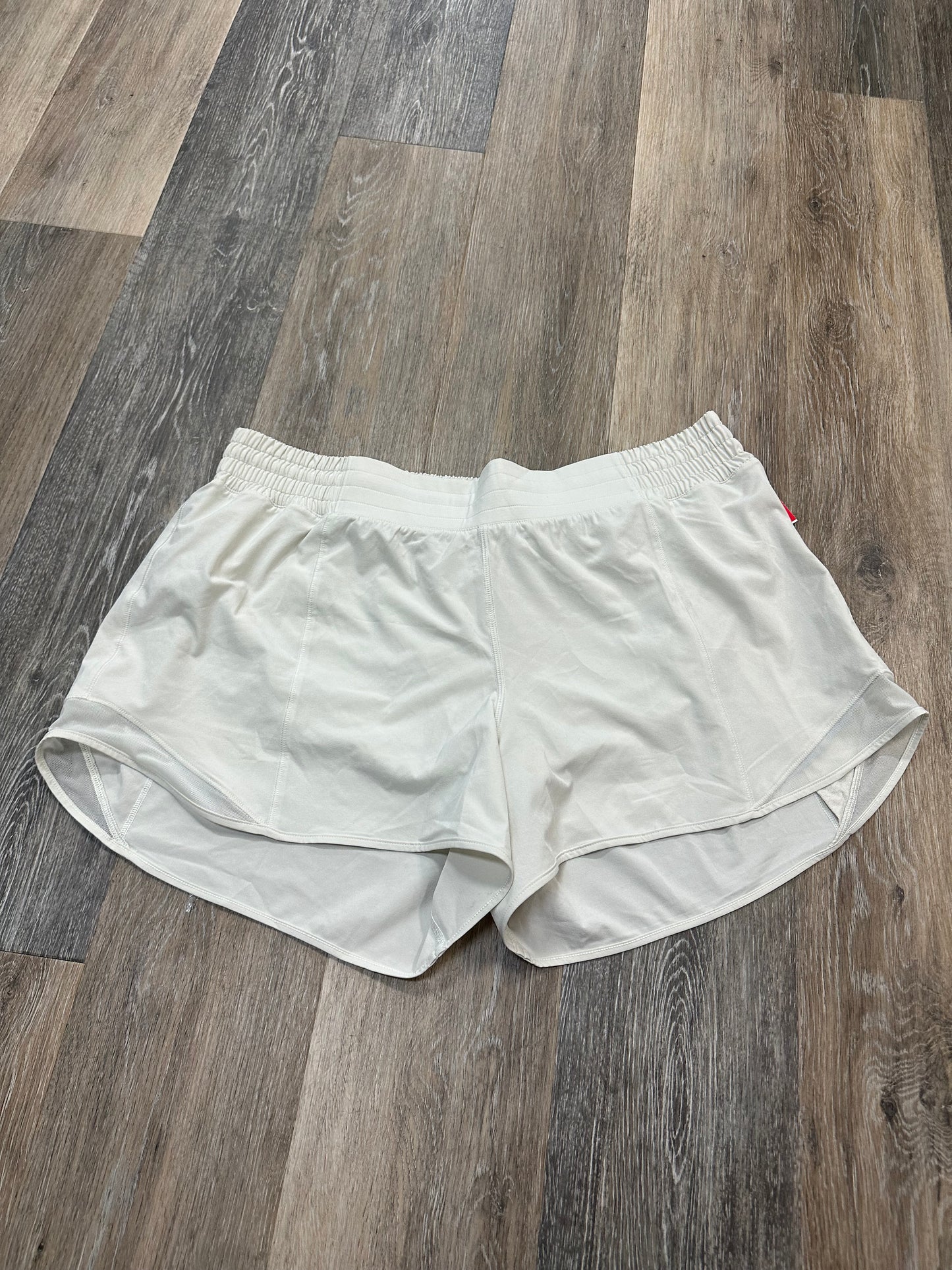 Cream Athletic Shorts Lululemon, Size 14